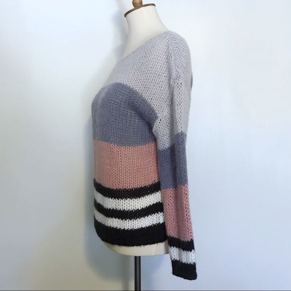 Lucky Brand Bold Striped Wool Blend Sweater - Picture 6 of 12